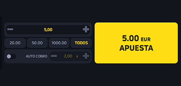 Elige tu apuesta inicial Elige tu apuesta inicial