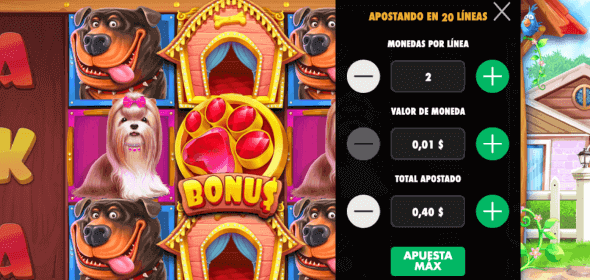 Elija el tamaño de la apuesta Elija el tamaño de la apuesta