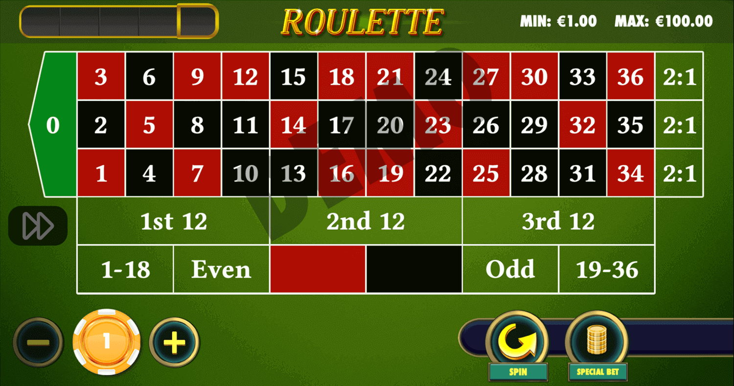 Juega gratis Ruleta europea en 1xSlots