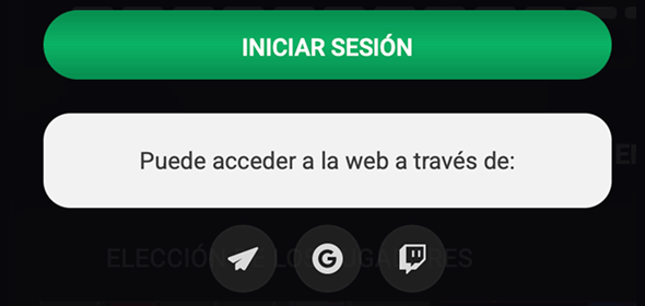 Haga clic en Iniciar sesión para confirmar una vez más Botón Iniciar sesión